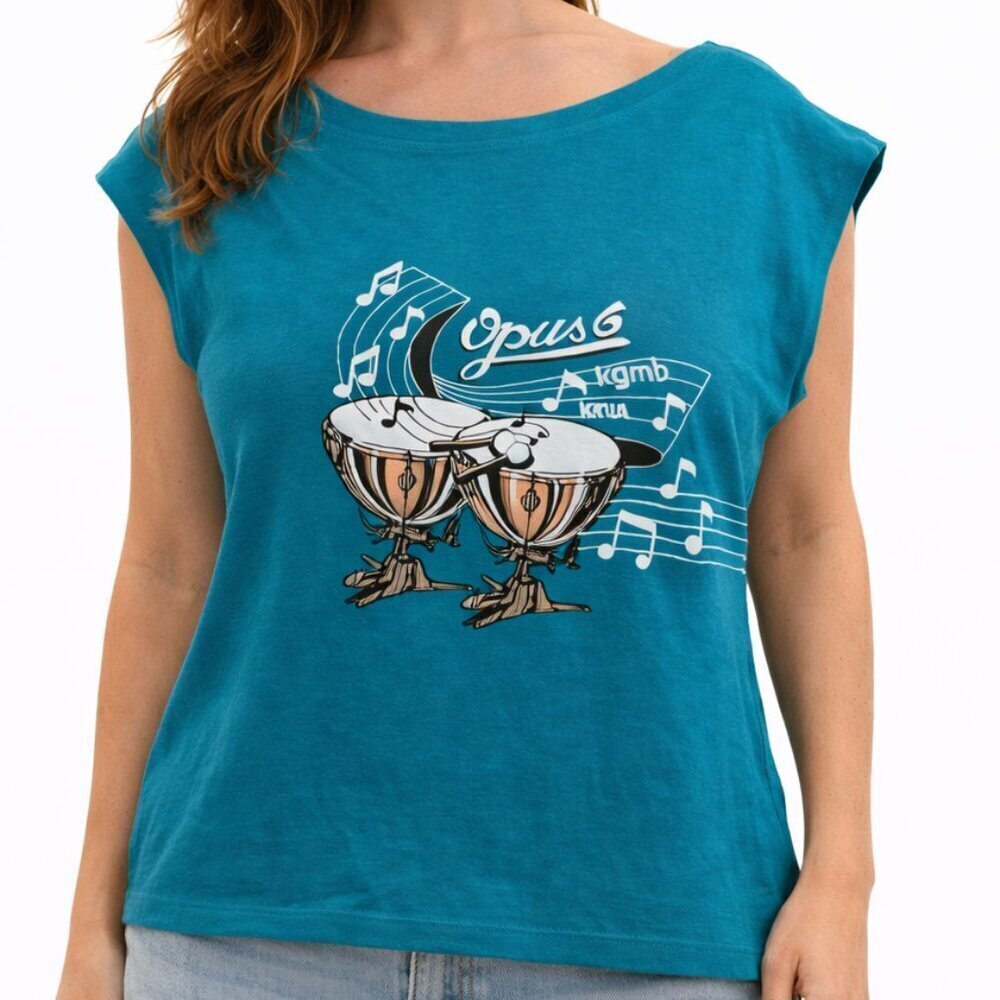 Vintage Crazy Shirt Hawaii Sleeveless Tee | Opus6 Music Graphic | Size M |